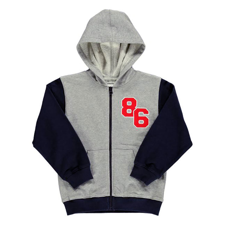 Boys' Heather Zip up Hoodie by Kitestrings