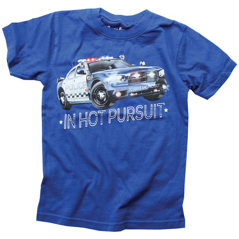 Boy's Hot Pursuit Shirt by Wes and Willy