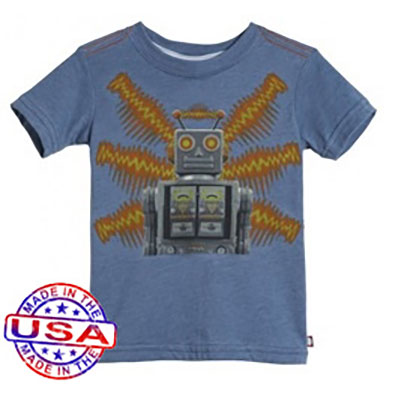 Boys' Robot Zap Shirt by City Threads