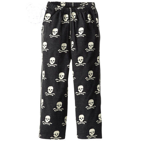 Boys' Skull Heathered Pant by Wes and Willy
