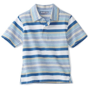 Boys Striped Polo Shirt by Kitestrings