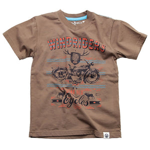 Boys Windrider V-neck Shirt by Wes and Willy