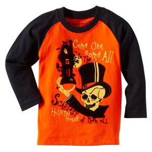 Boys Haunted Raglan Shirt by Wes and Willy