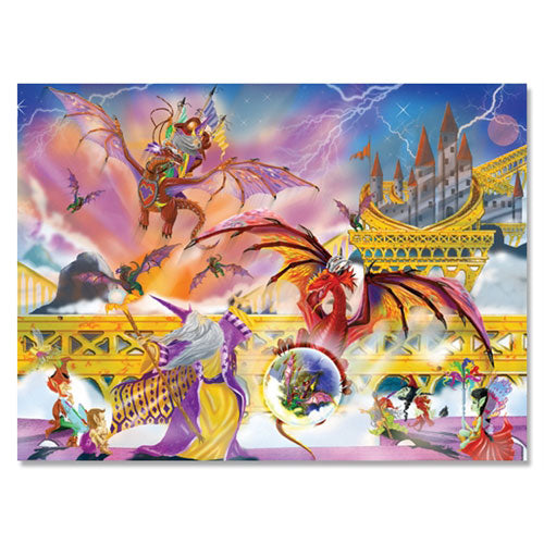 Dragon Storm Jigsaw Puzzle by Melissa Doug