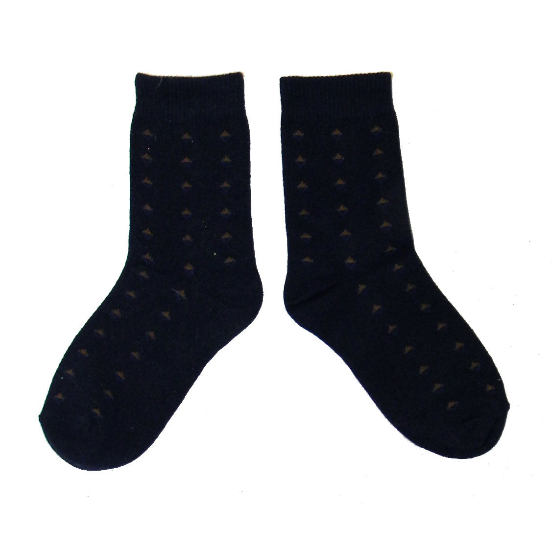 Boys Diamond Print Crew Socks by Jefferies Socks