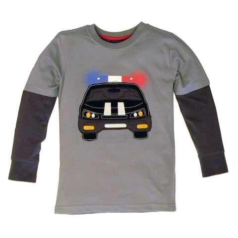 Boys' Police Car Shirt by CR Sports