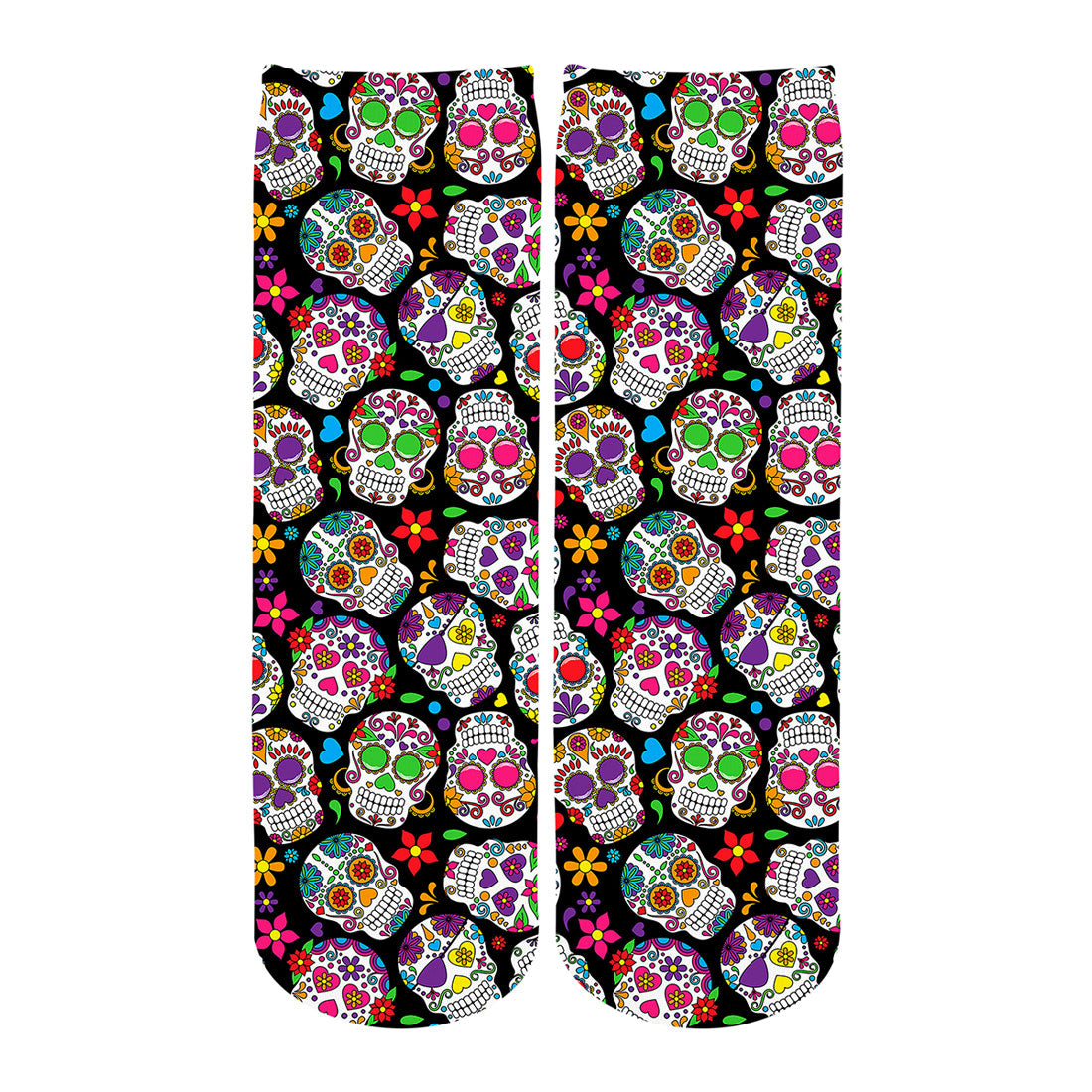 Boys Sugar Skulls Crew Socks by Sublime Designs