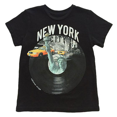 Boys' New York Record Shirt by Californian Vintage - The Boy's Store