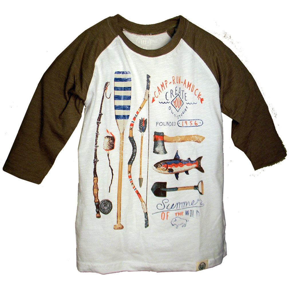 Boys Summer of the Wild Tee by Wes and Willy