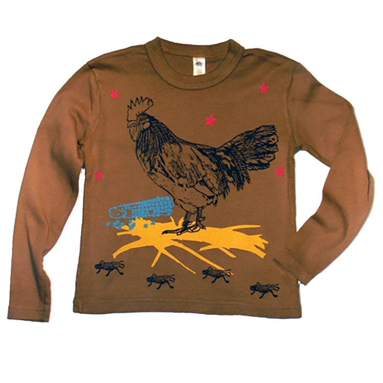 Boys' Chicken Shirt by Wugbug Clothing