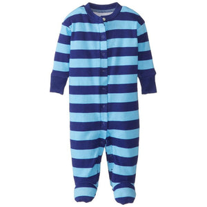 Little Boys Striped Footie Pajamas by New Jammies - The Boy's Store