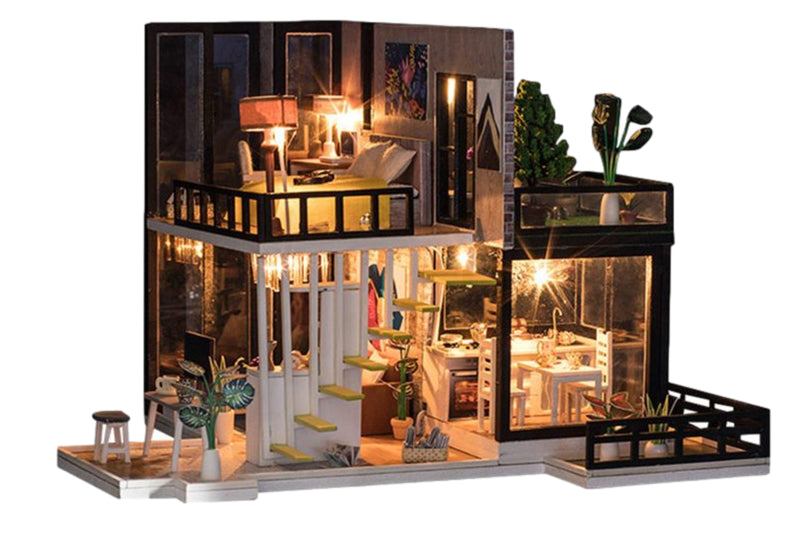 Hilarisch Overeenstemming Klusjesman Miniatuur Modelbouw - September Forest - Houten Modelbouw met LED lich