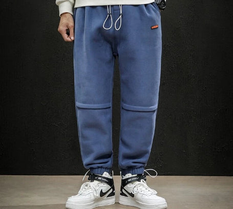 thick cotton track pants