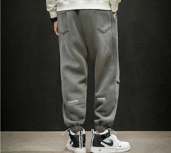 thick cotton track pants