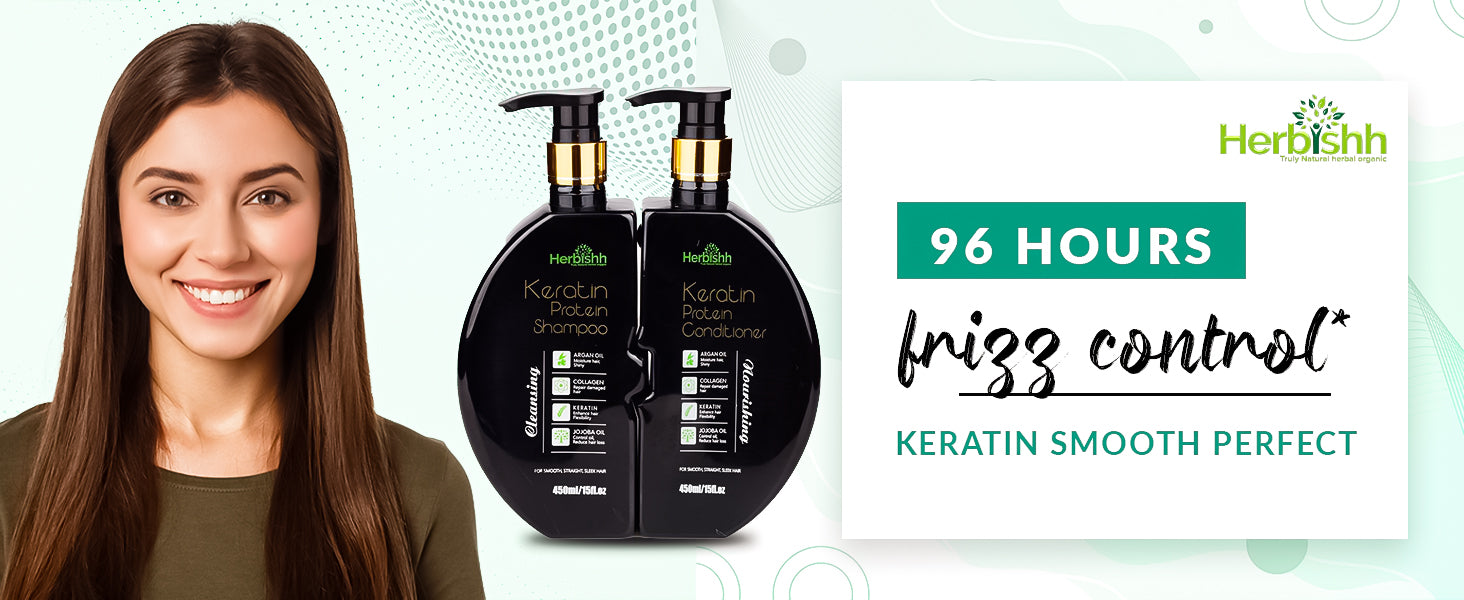 Shampooing et revitalisant à la kératine Frizz Control