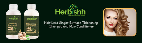 Hair Loss Ginger Extract Shampoo and Conditioner