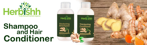 Herbishh 头发增稠洗发水和护发素