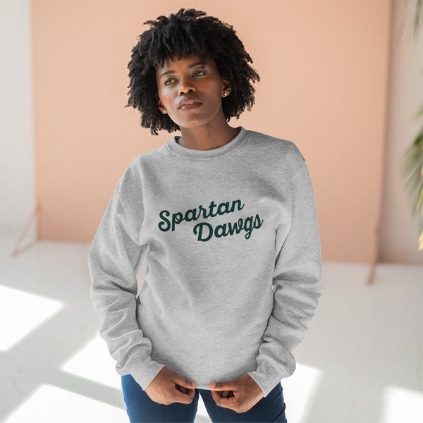 Spartan Dawgs Script Crewneck