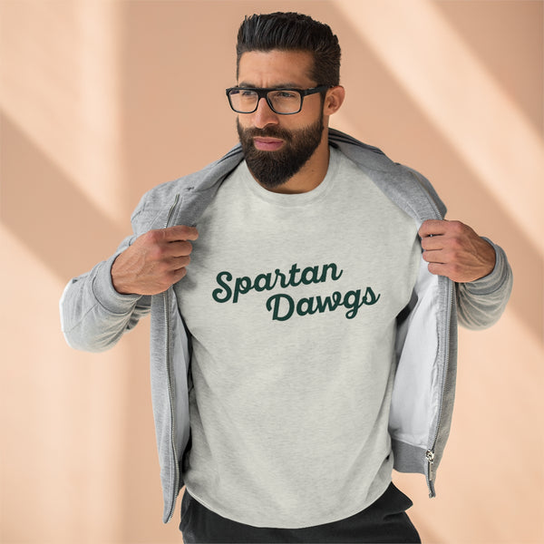 Spartan Dawgs Script Crewneck