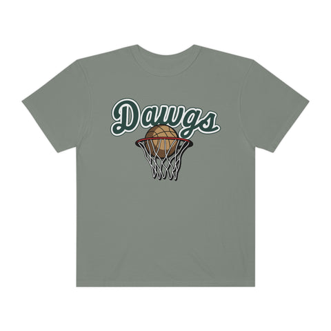 Dawgs Hoops Script Tee