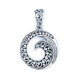 1pc Personalised Sea Hook Pendant with Iecd Out Miami Chain 13MM