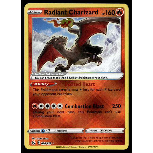 Charizard Radiante / Radiant Charizard (#020/159) - Epic Game - A