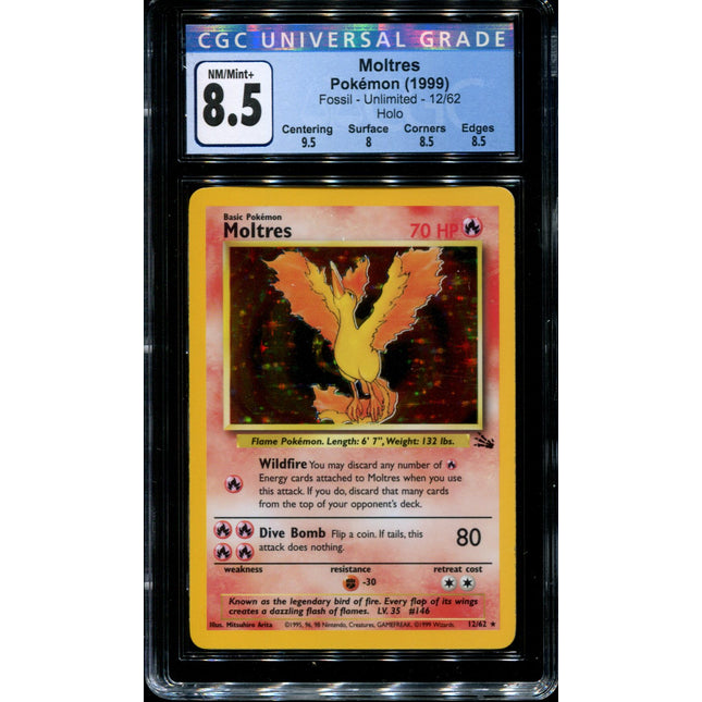 Moltres - Fossil Unlimited - Pokemon