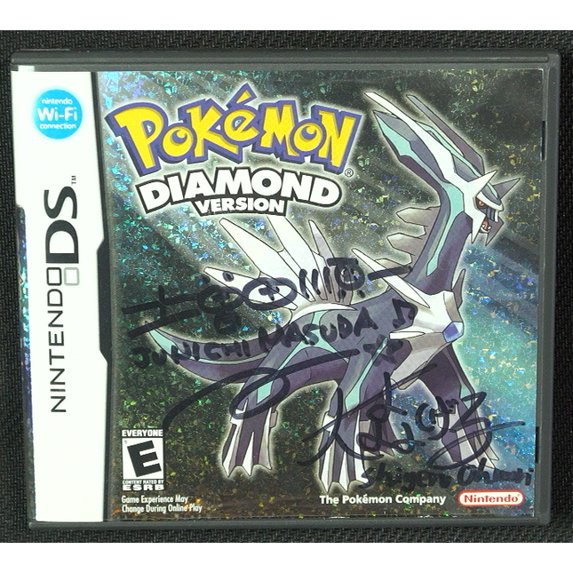 Pokemon Diamond Autographed by Junichi Masuda & Ohmori - CIB – Squeaks Game World