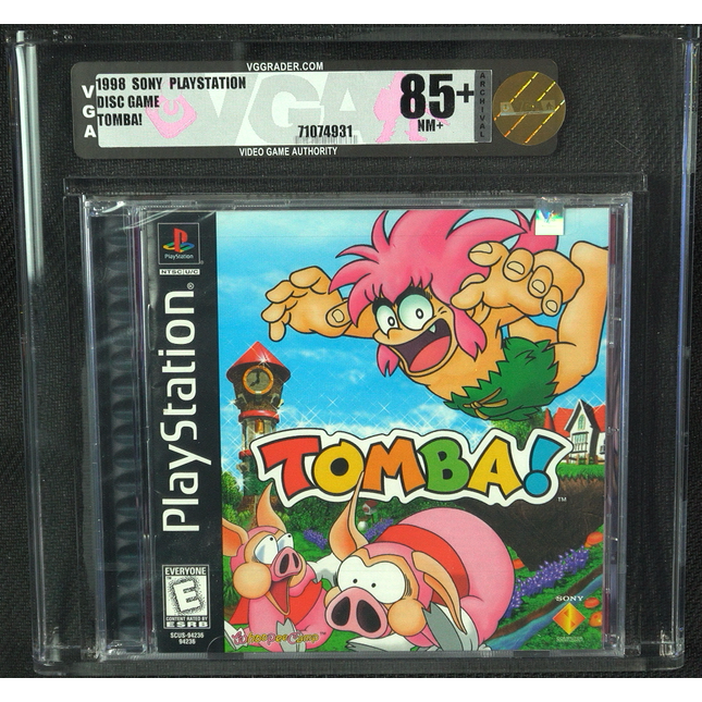 Tomba! - Playstation 1 - VGA 85 + NM Black - Brand New Sealed – Squeaks Game World