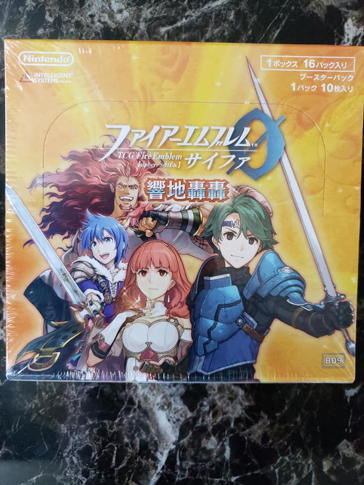 Fire Emblem Cipher 0 - B09 - Sealed Booster Box - 16 Packs