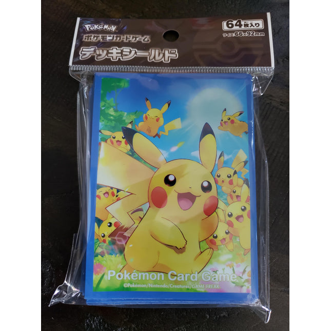 Pokemon Center Original Card Game Sleeve PIKACHU ADVENTURE Rayquaza 64  sleeves