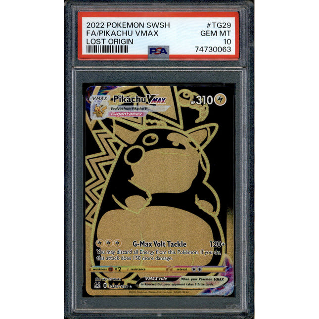 Pikachu Vmax (Full Art) - PSA 9 - Lost Origin – Game Grove