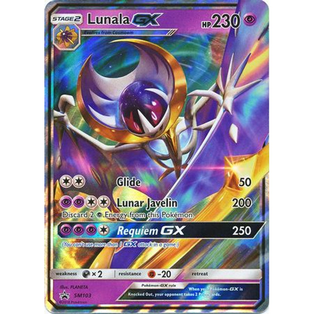 Lunala GX (SM103) [Sun & Moon: Black Star Promos]