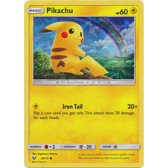 Pikachu (28/73) (Cracked Ice Holo) [Miscellaneous Cards]