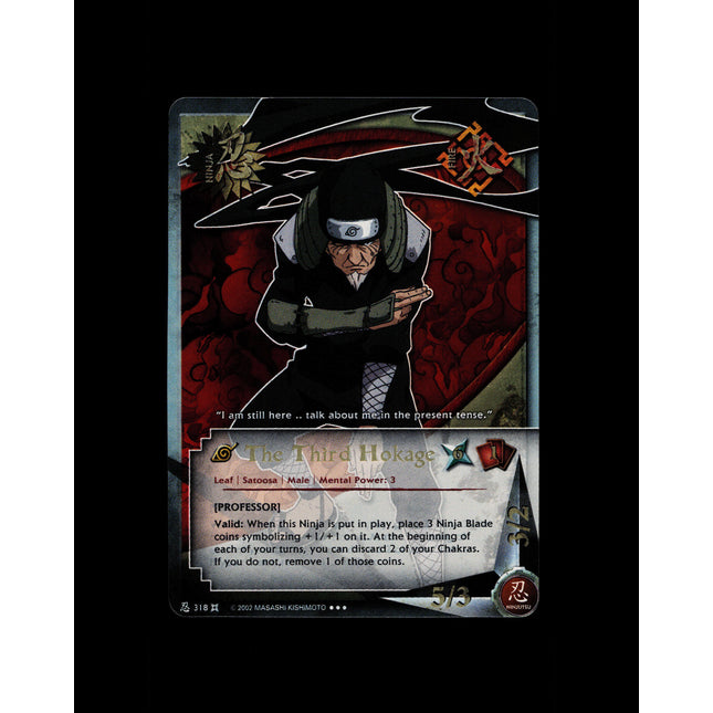 Naruto Card Game The Third Hokage 318 Ultra Raro