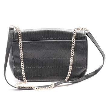 Croc-Embossed Neoprene Saddle Shoulder/Crossbody Bag