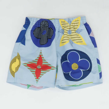 Shorts - Louis Vuitton White & Blue Watercolor Monogram Swim em 2023