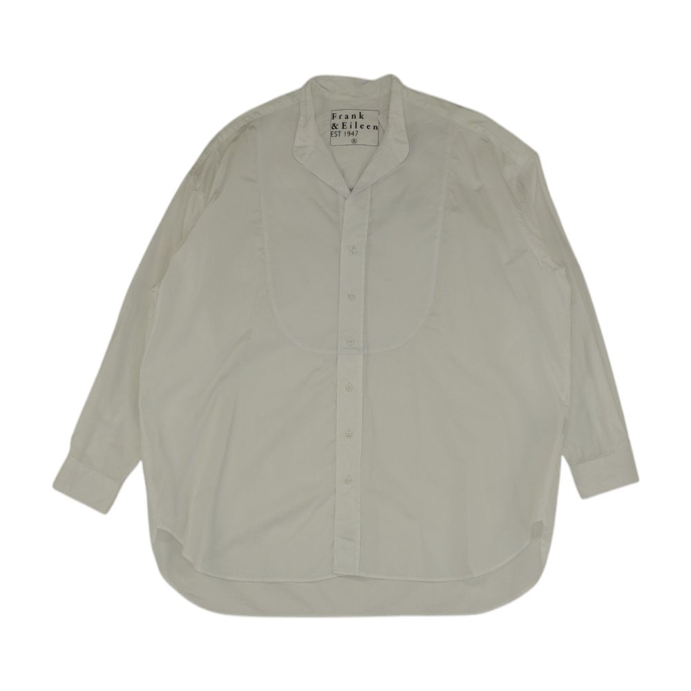 White Solid Button Down