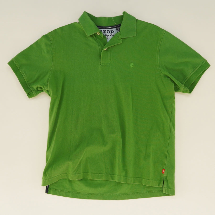 Green Gold Short Sleeve Polo Size M