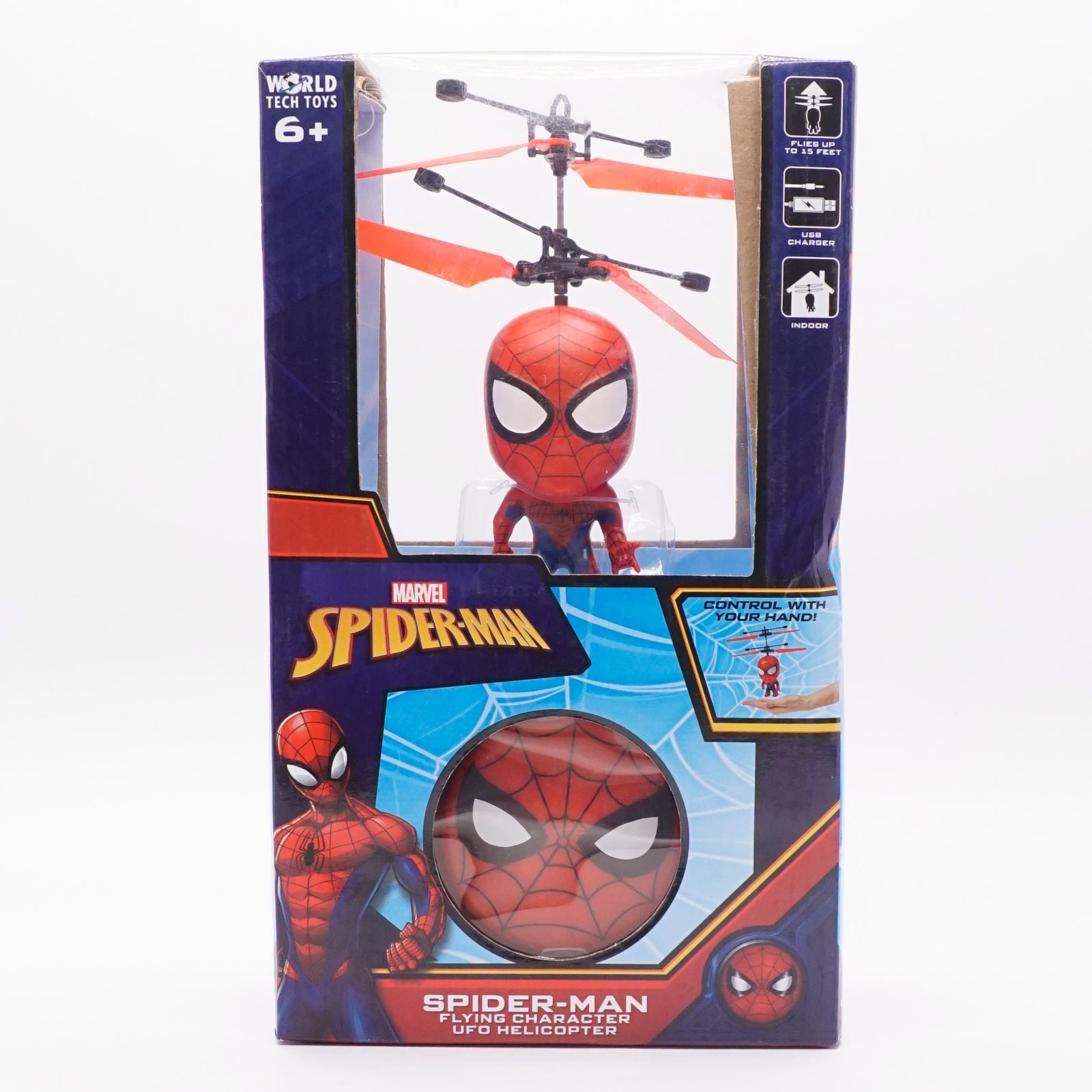 spider man flying figure