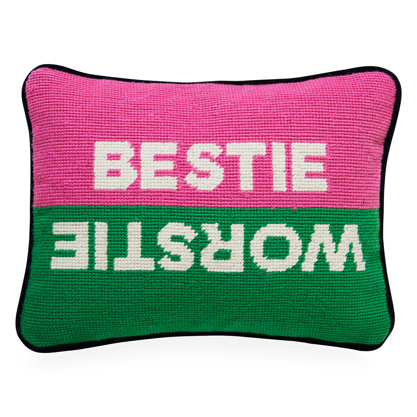 Bestie Worstie Needlepoint Cushion