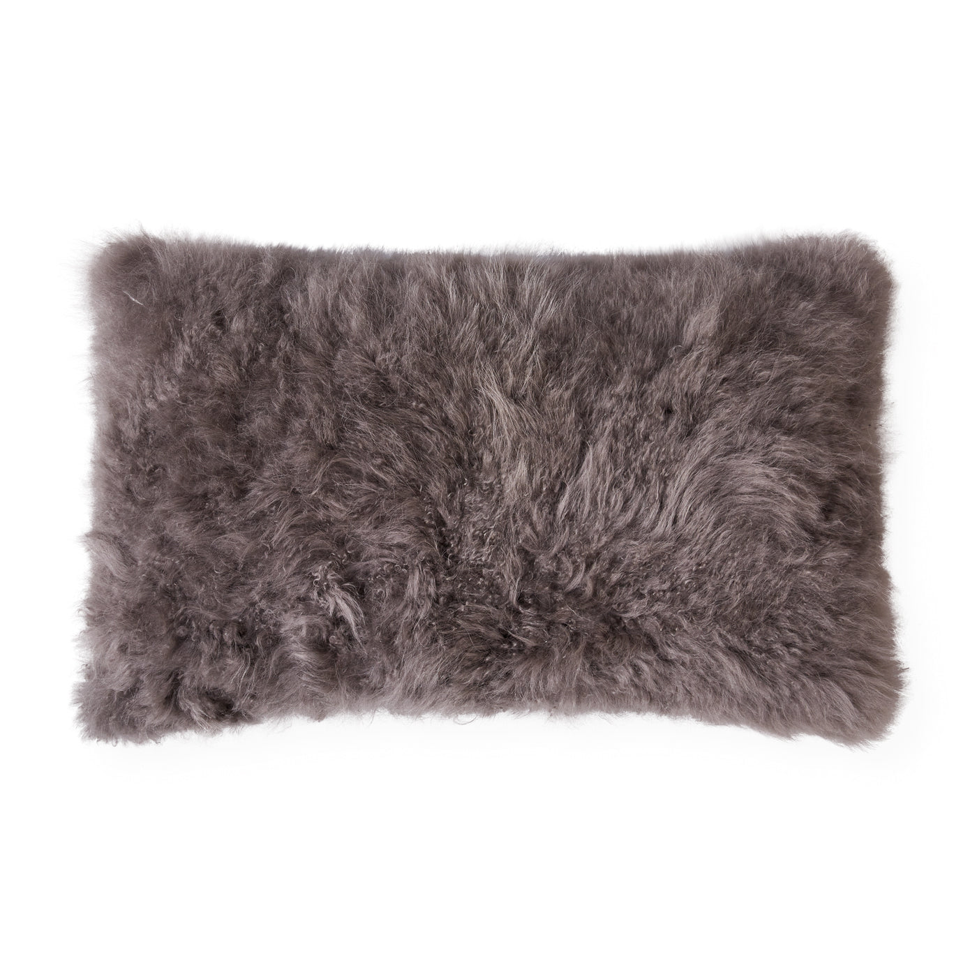 Cashmere Wool Fur Lumbar Cushion