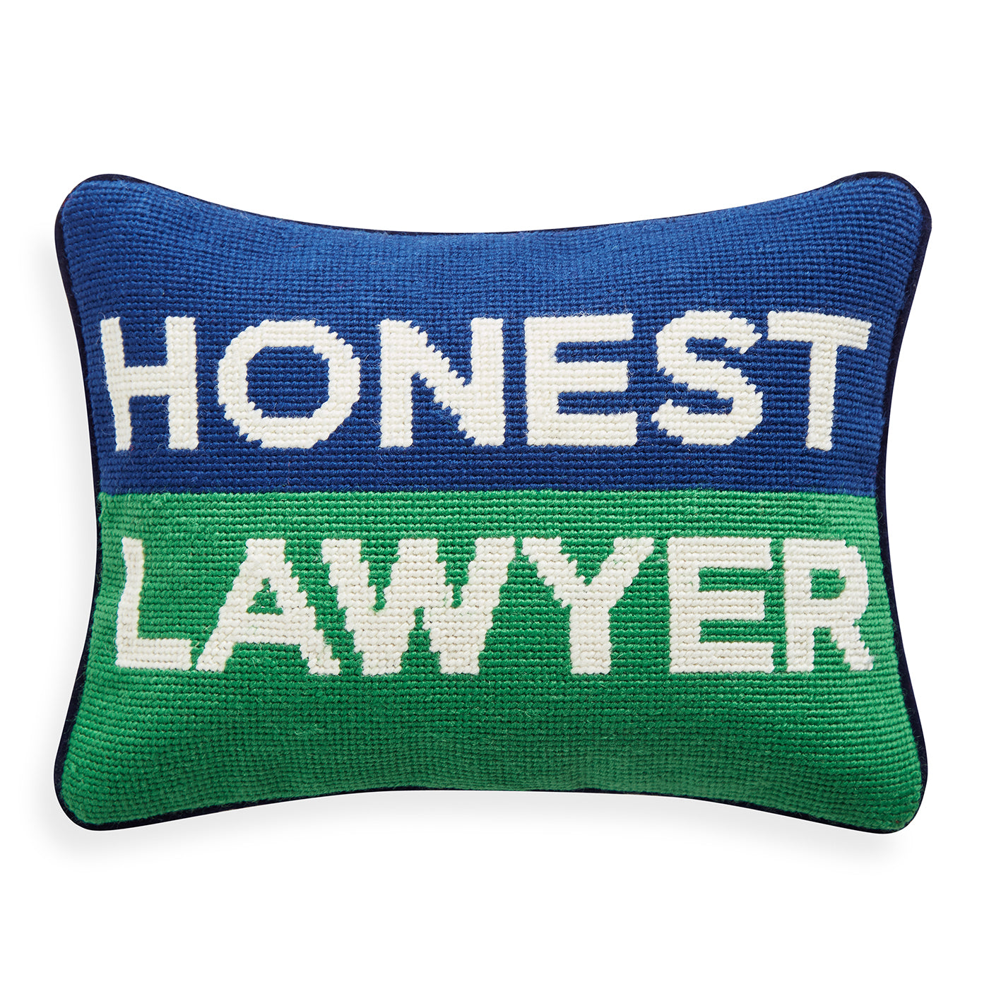 Honest Lawyer Needlepoint Cushion