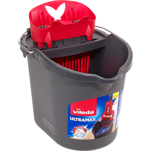 Vileda Ultramax XL Set Flat Mop Bucket Squeezer Multi Surface