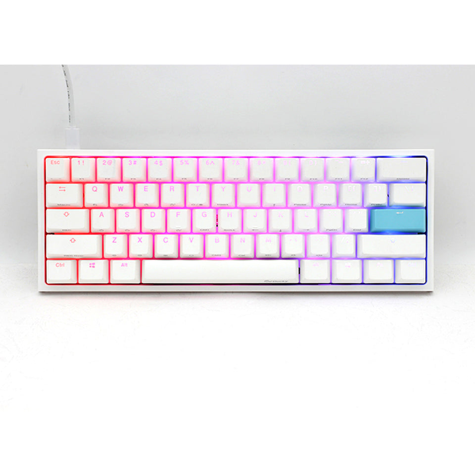Ducky One2 Mini White Rgb Full Size Mechanical Keyboard At Oneofzero