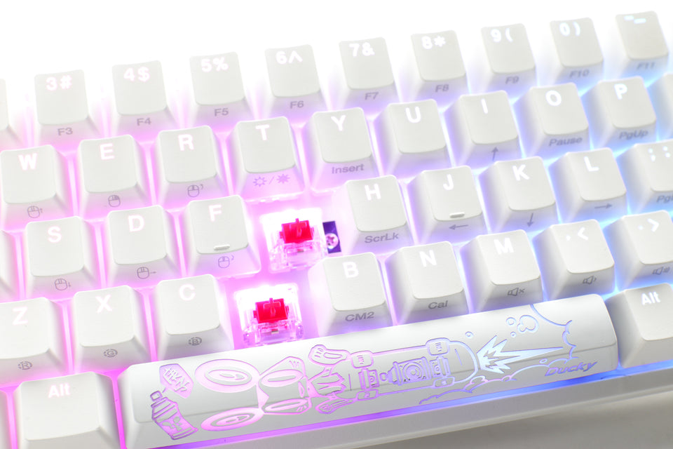 Ducky One2 Sf White Rgb Mechanical Keyboard At Oneofzero