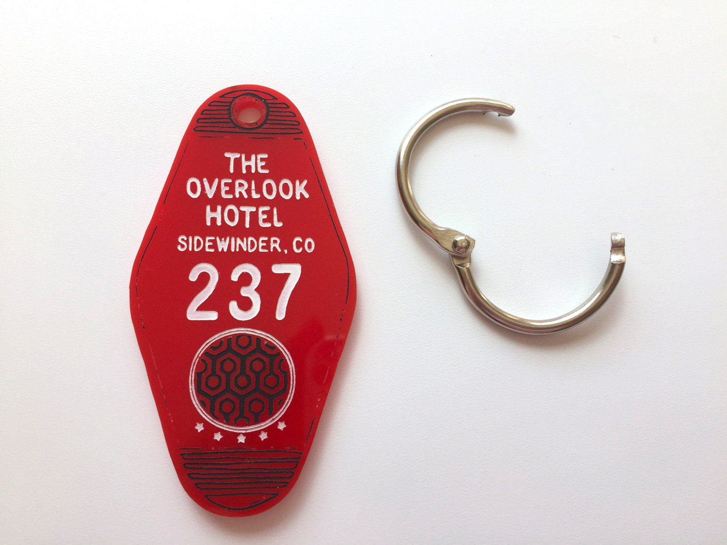 The Shining The Outlook Hotel Key Ring Hungry Designs