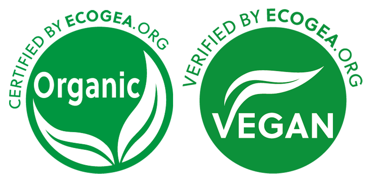 Doglyness ECOGEA Organic and Vegan badge