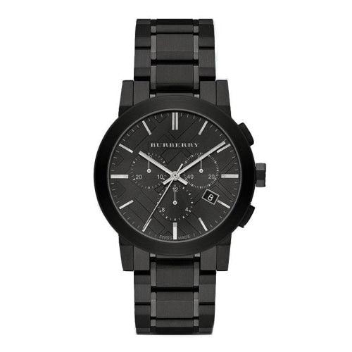 Burberry BU9354 Men's The City Gunmetal Chronograph 42mm Swiss Watch