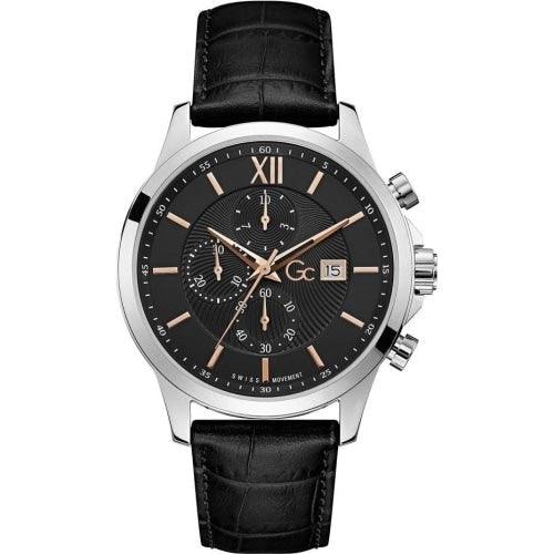 GC SportRacer Men's Black Ceramic Chrono Watch Y02015G2MF